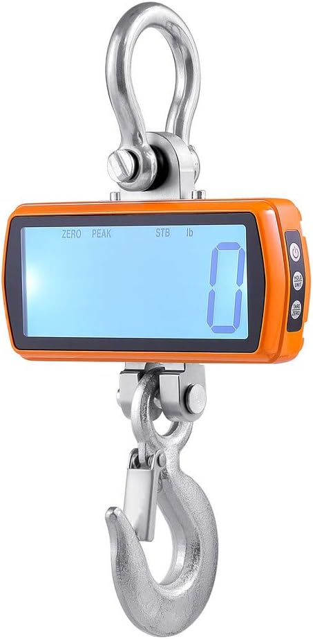 Silver LCD Display Hanging Scale Q693463