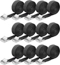 12 Packs 16ft Adjustable Cam Buckle Lashing Straps G714890