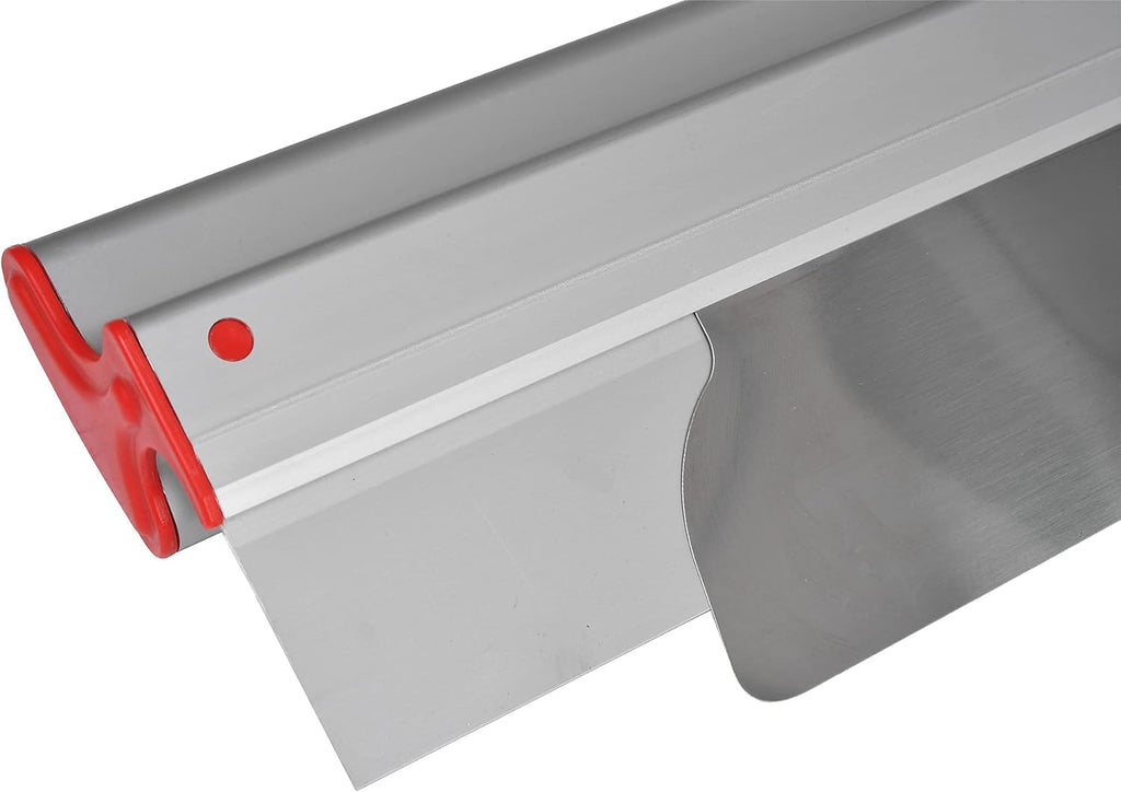 Ultimate Skimming Blade Set Smoothing/Knockdown Drywall Knife Extruded Aluminum & European Stainless Steel Construction High-Impact End Caps P13508