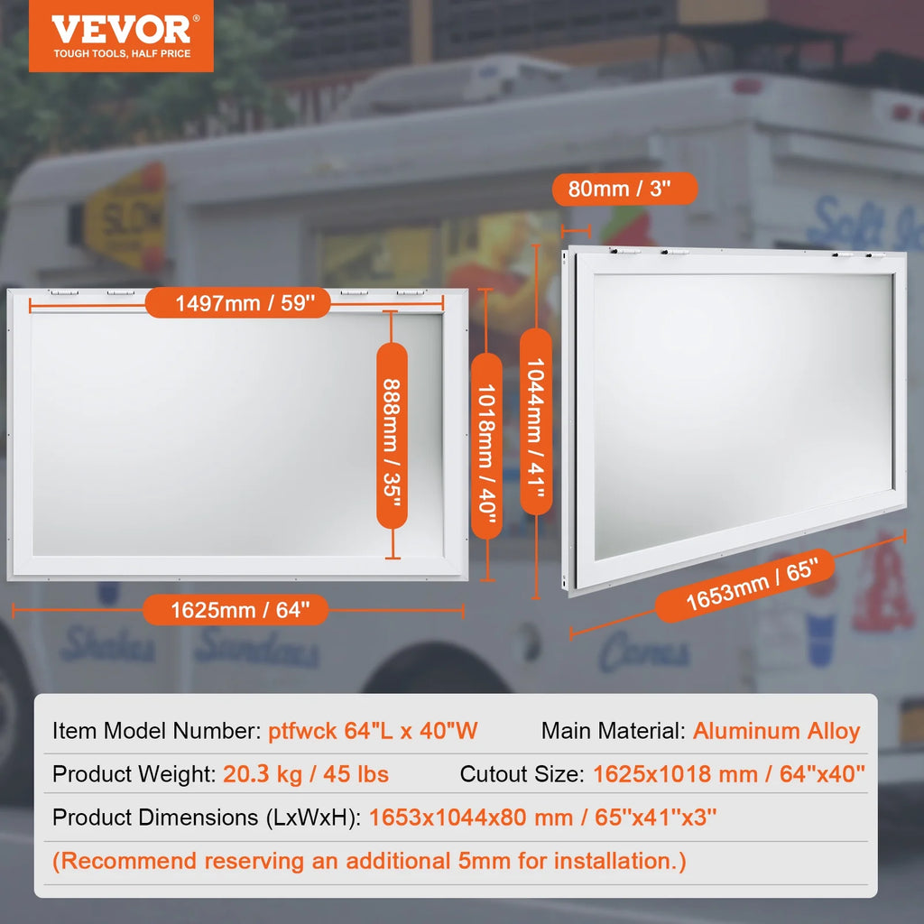 Concession Stand Serving Window Food Truck Awning X67098