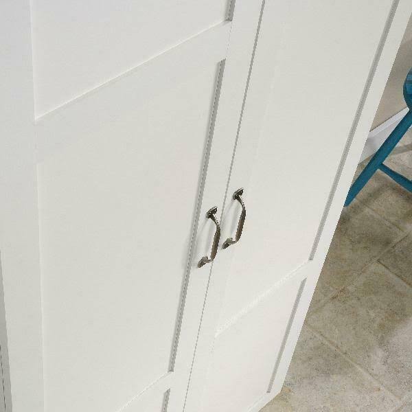 Tall Wood Kitchen Pantry Storage Cabinet with Adjustable Shelves V8093
