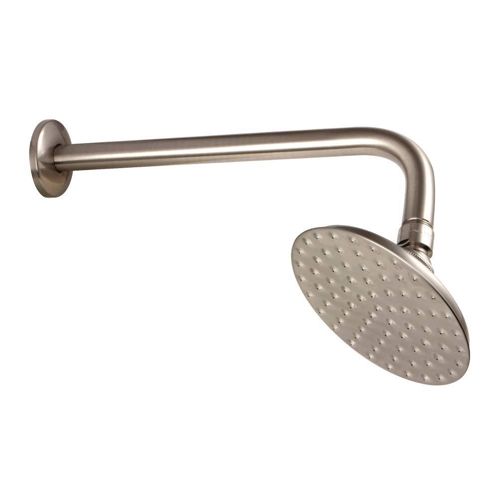 Brushed Nickel 5-1/4-Inch Shower Head with Shower Arm Q667008