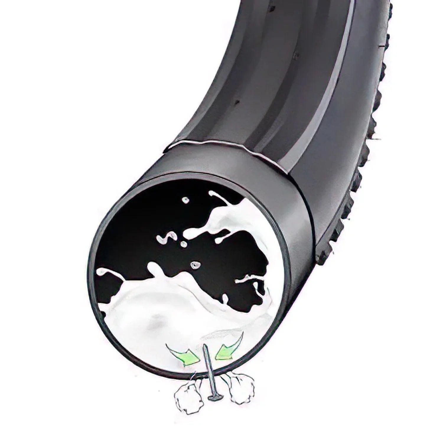 26x4 Fat Tire Self Sealing Bicycle Tube with Schrader Valve T13460
