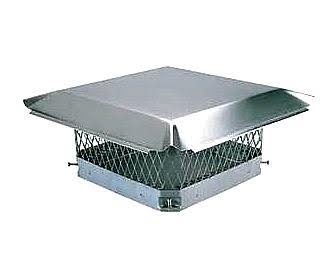 Stainless Steel Chimney Cap 9 x 18 inch Single Flue R144
