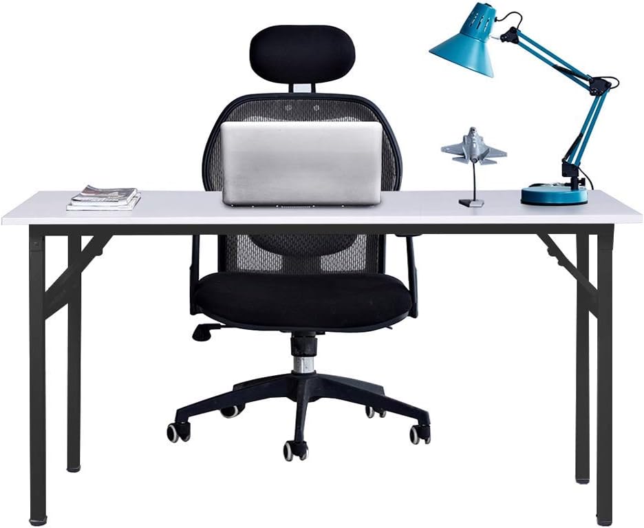 White Compact Folding Desk T60904