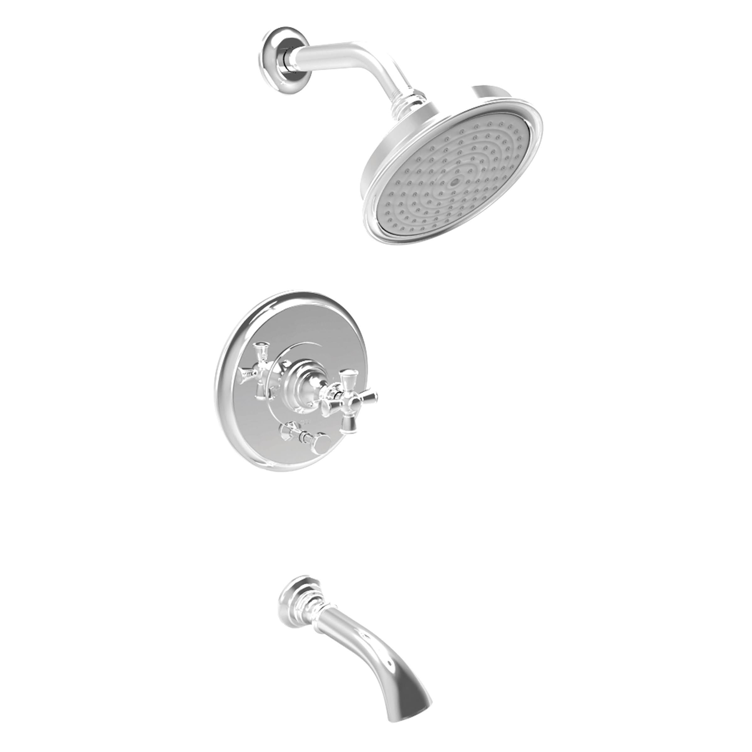 Polished Chrome Balanced Pressure Tub & Shower Trim Set Q26351
