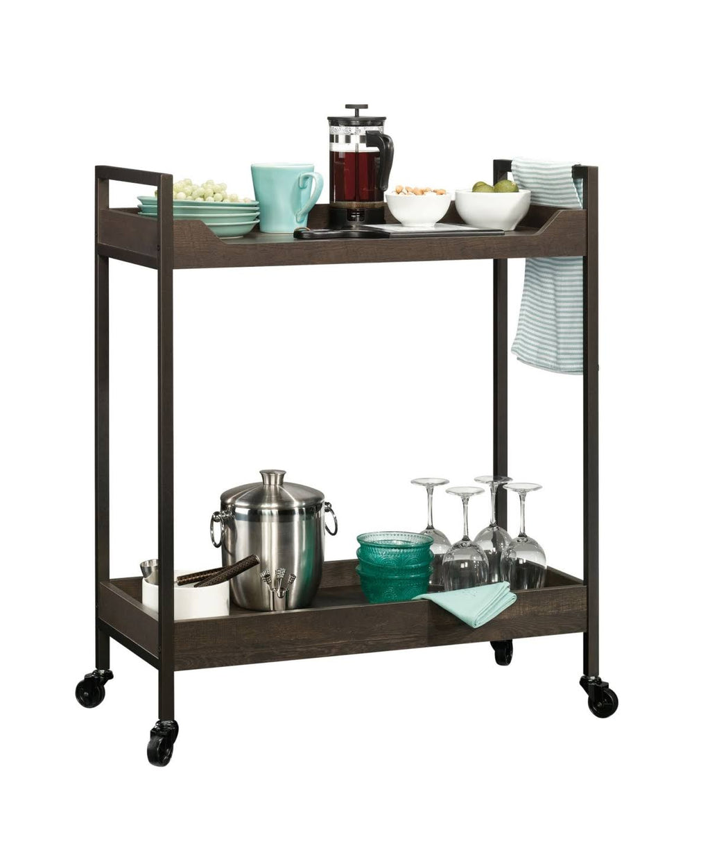 Smoked Oak Cart V641297