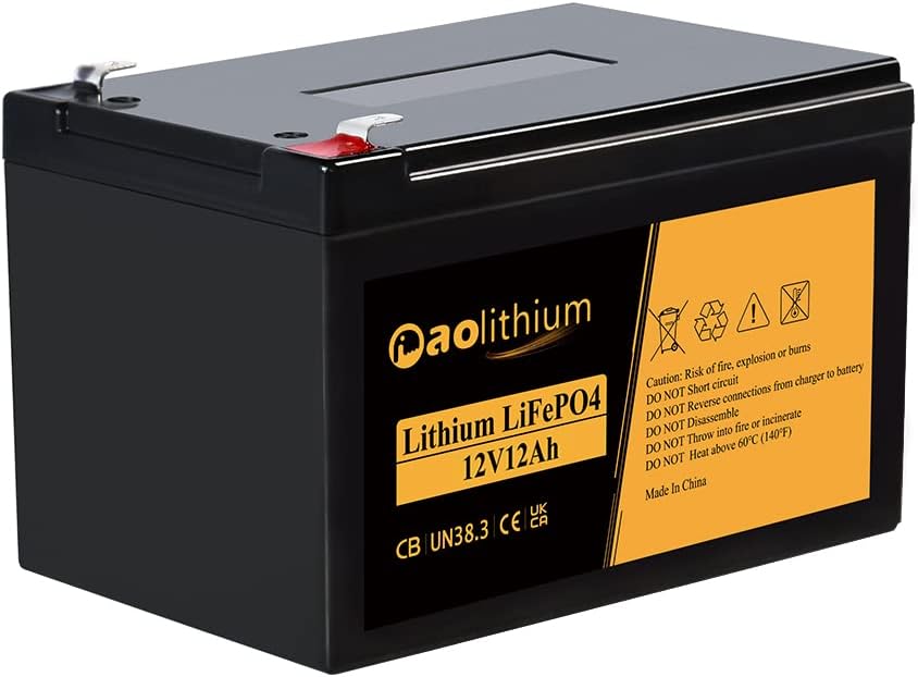 12V 100Ah LiFePO4 Battery with Bluetooth 4000 Cycles Built-in BMS 2Pack Y62075