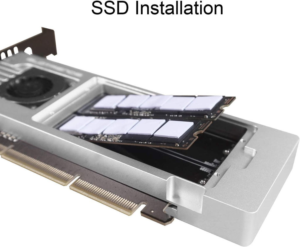 4-Bay M.2 NVME Adapter with PCIE 3.0 X8 Bandwidth G162671