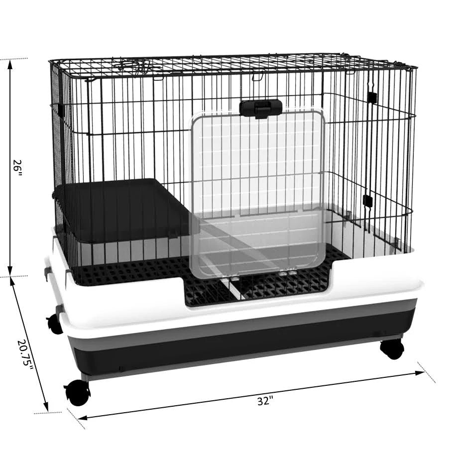 Indoor Rabbit Cage with Wheels K220
