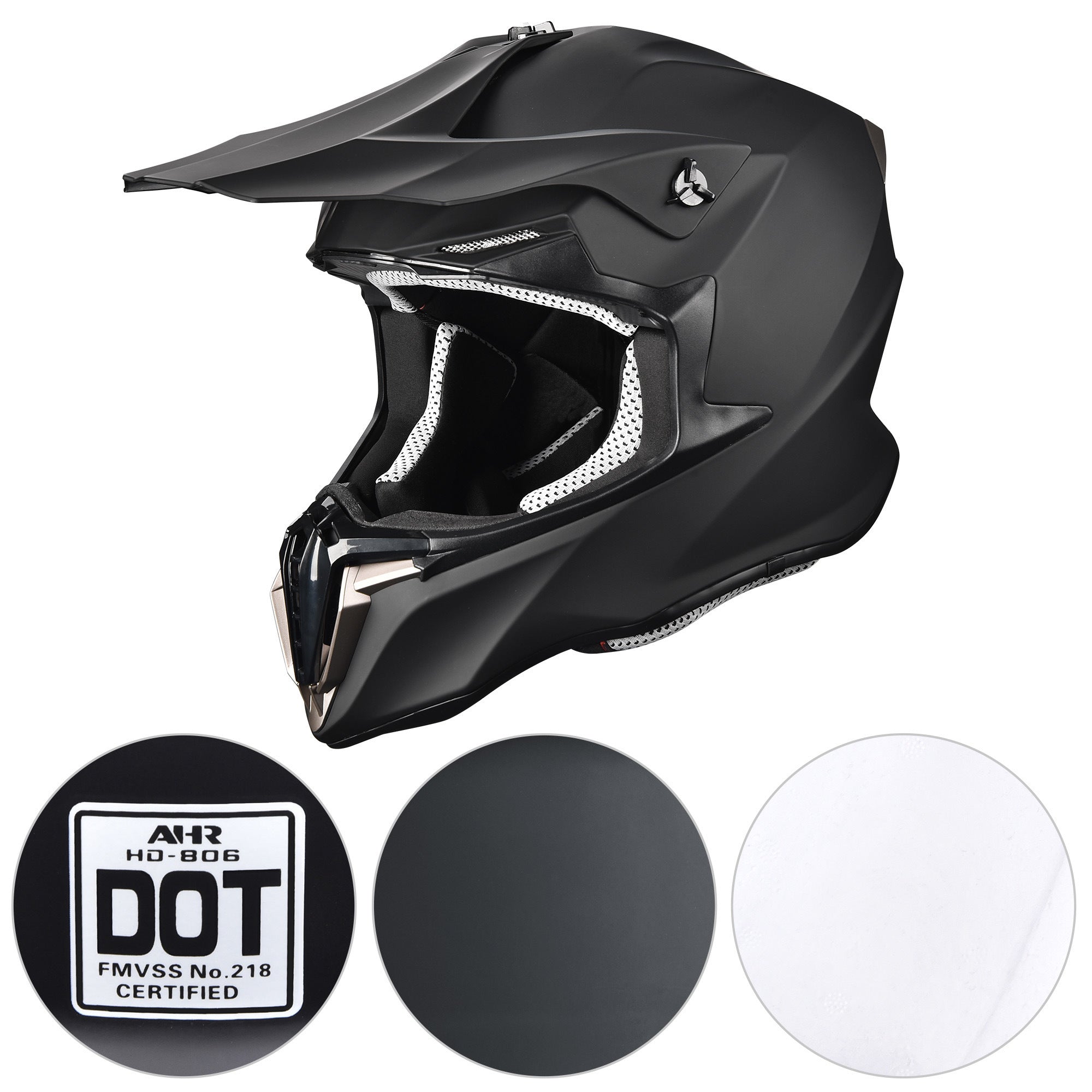 Matte Black Full Face Helmet B23674