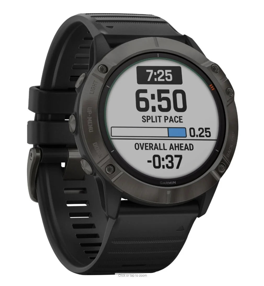 Black GPS 51mm Smartwatch Q296