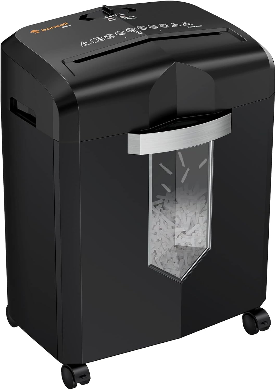 12 Sheet Cross-Cut Paper Shredder with 3.96 Gal Pullout Bin U1656