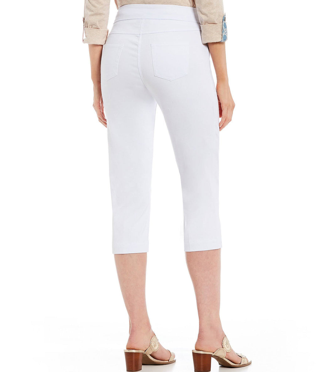 Denim Pull-On Capri Pants O1460