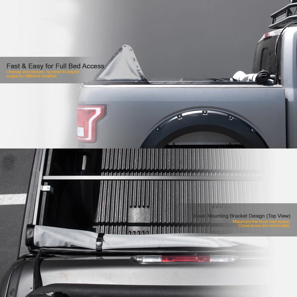 Tonneau Cover with Truck Bed LED Lights T553951