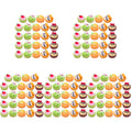 120 pcs Doll House Miniature Dessert Cakes Coffee Model K76029
