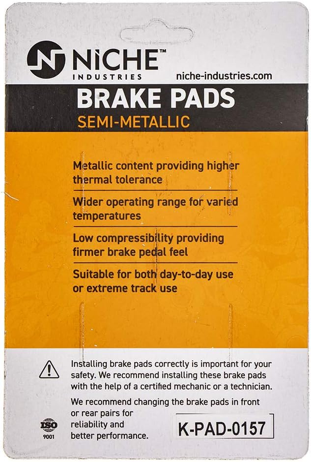 Brake Pad Set Semi-Metallic Pack of 2 P907