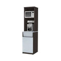 Espresso/Silver Pantry Cabinet I599