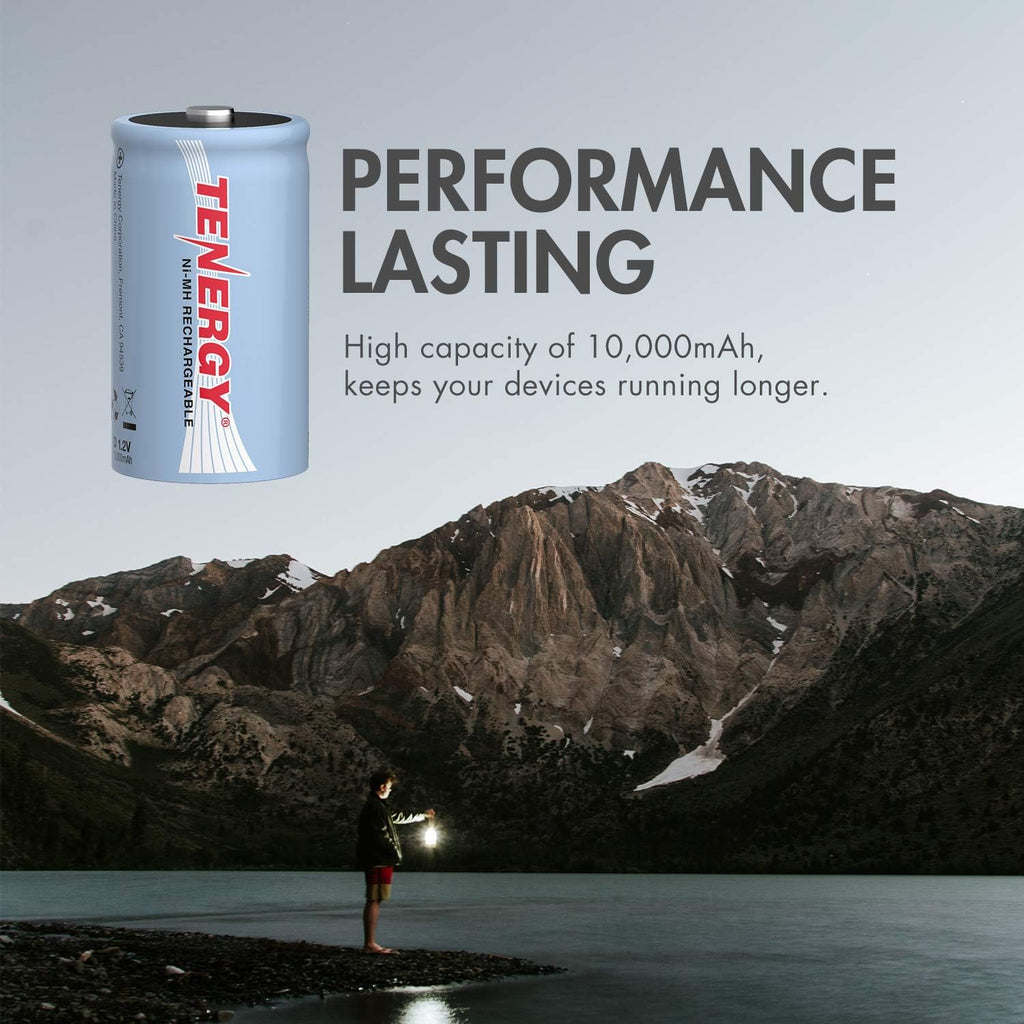 10000mAh NiMH D Battery 16-Pack D5250