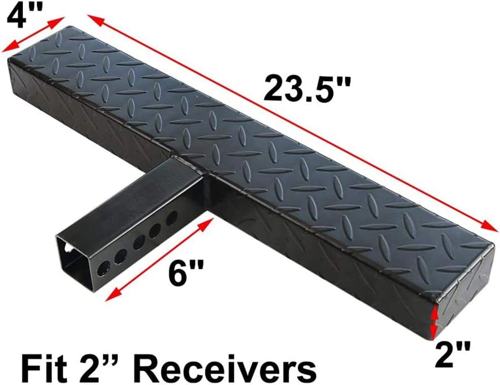 Black Hitch Step for 2 Inch Receivers Pack of 2 H79579
