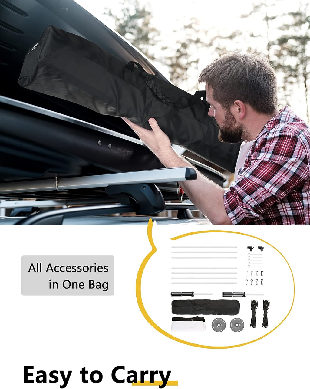 100 Inch 16:9 Portable Projector Screen with Stand and Carry Bag N3442