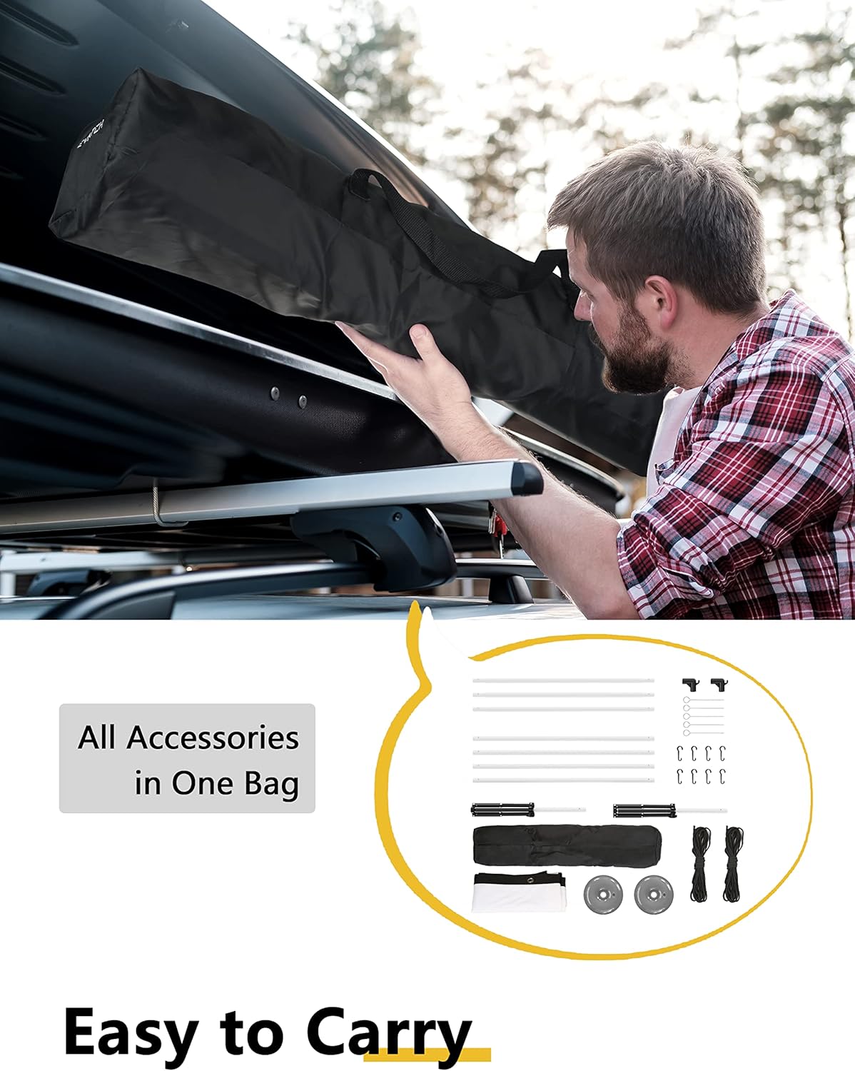 100 Inch 16:9 Portable Projector Screen with Stand and Carry Bag N3442