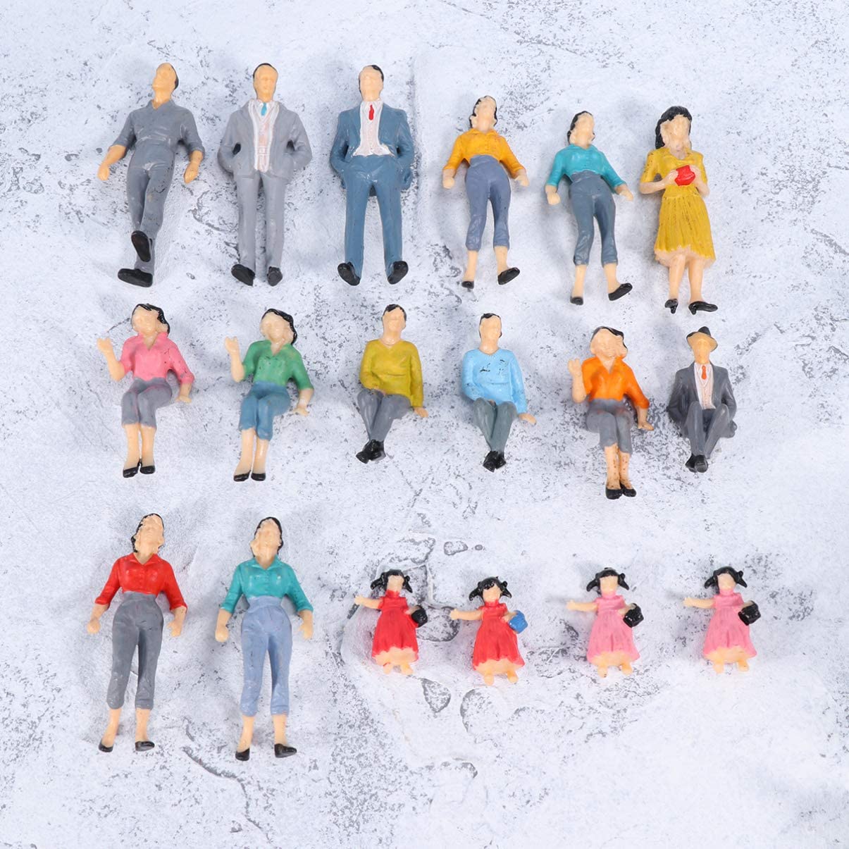 20PCS Colorful Miniature Figurines D639