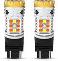 4257 LED Bulb Switchback Front Turn Signal Canbus Ready Amber Blinker White DRL (2 Pack) G19613