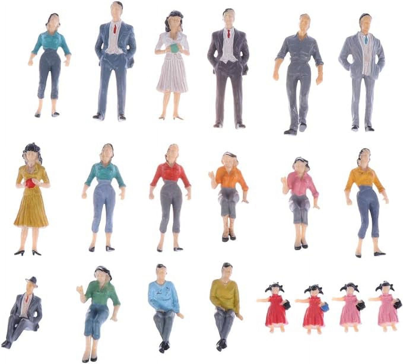 20PCS Colorful Miniature Figurines D639