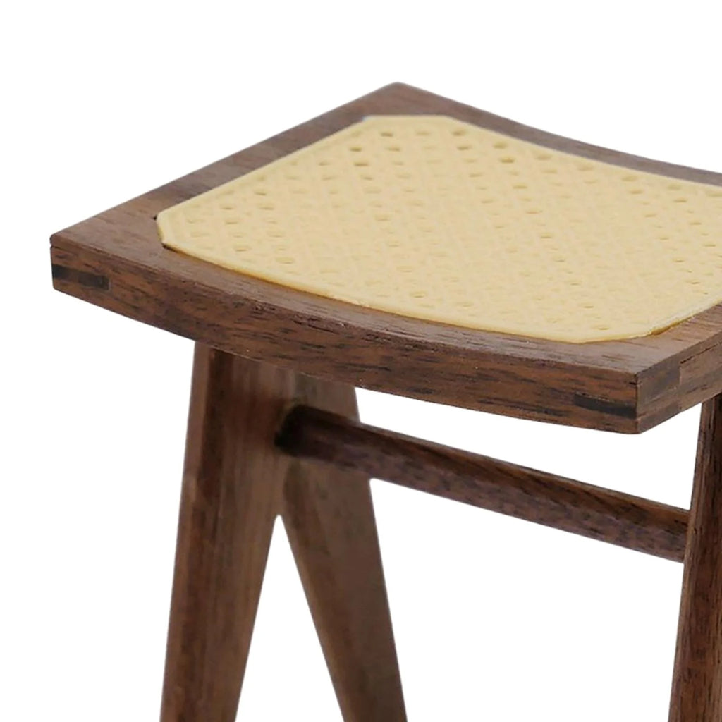 Black Walnut Dollhouse Miniature Dining Chairs J821