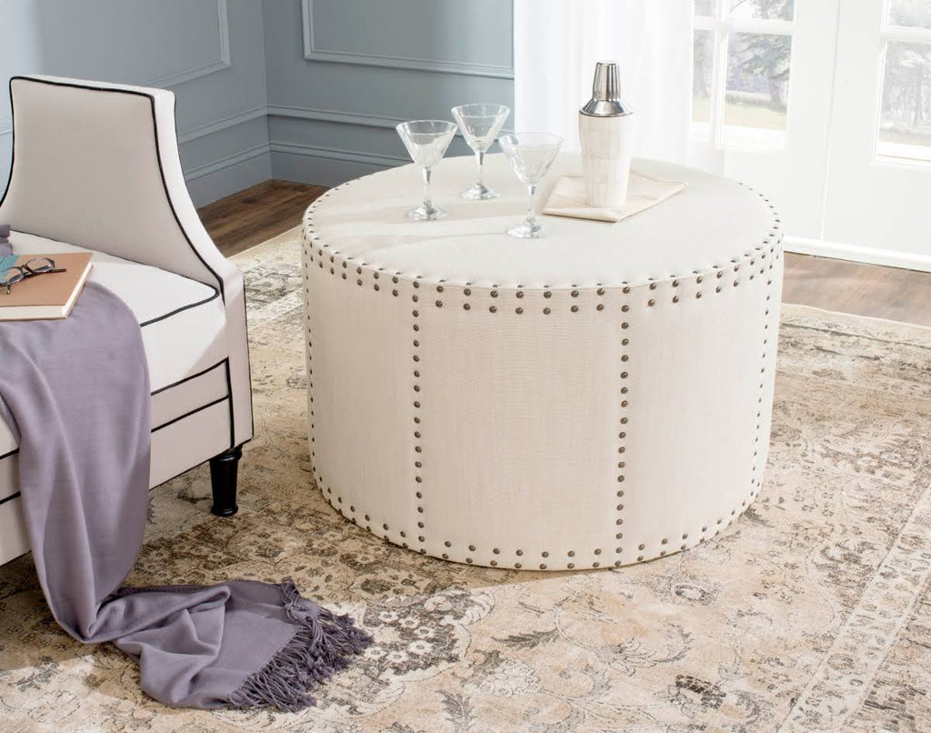 Beige Ottoman X29629