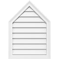 Peaked Top Surface Mount PVC Gable Vent L66100