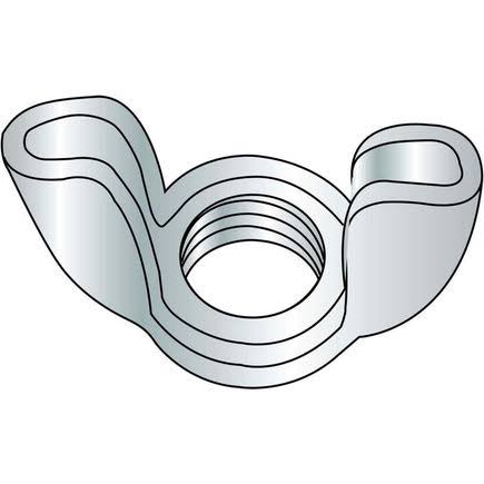 Wing Nut - No.10-24 - Low Carbon Steel - Zinc CR Plus 3 - UNC Q8455
