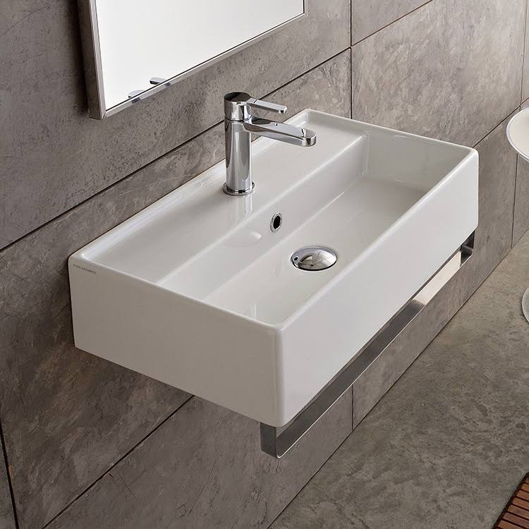 Rectangular Wall Mount Bathroom Sink Y127431