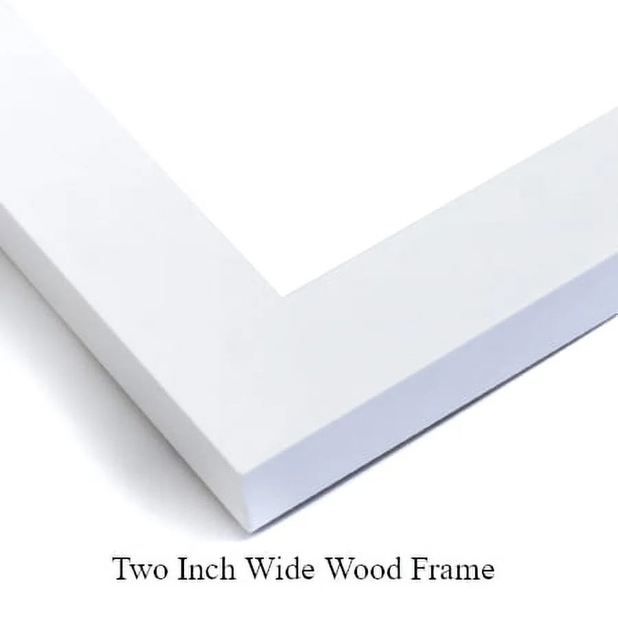 15x15 White Modern Wood Framed Museum Art Print Q19827