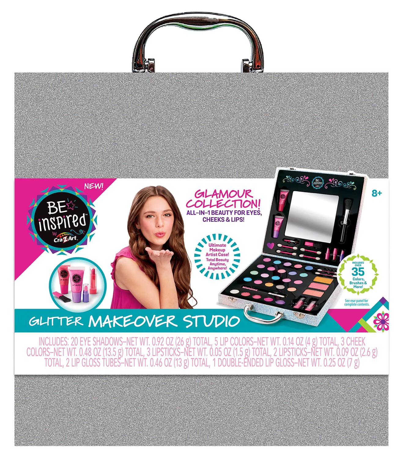 Multicolor Makeup Set with Case L82748
