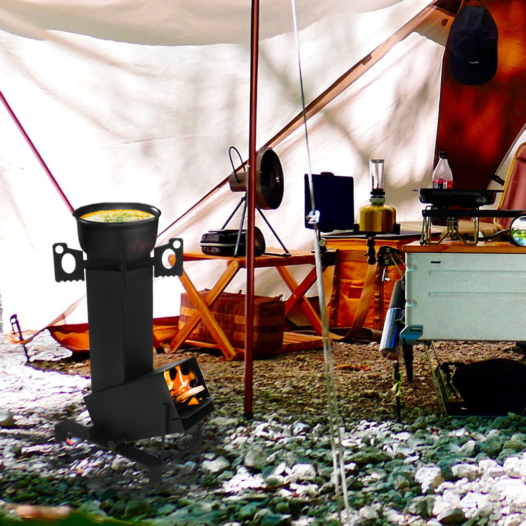 Portable Square Wood Stove for Camping Z168443