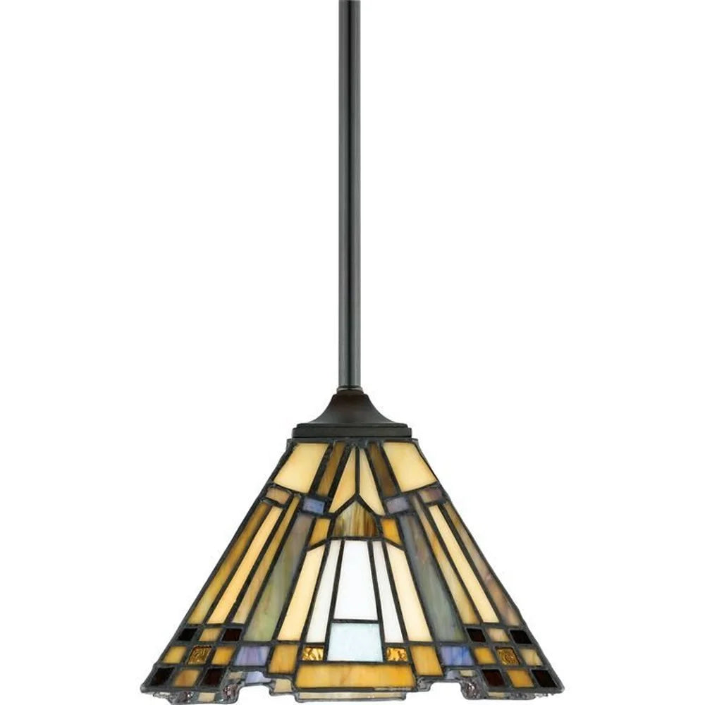 Geometric Tiffany Mini-Pendant Light D668