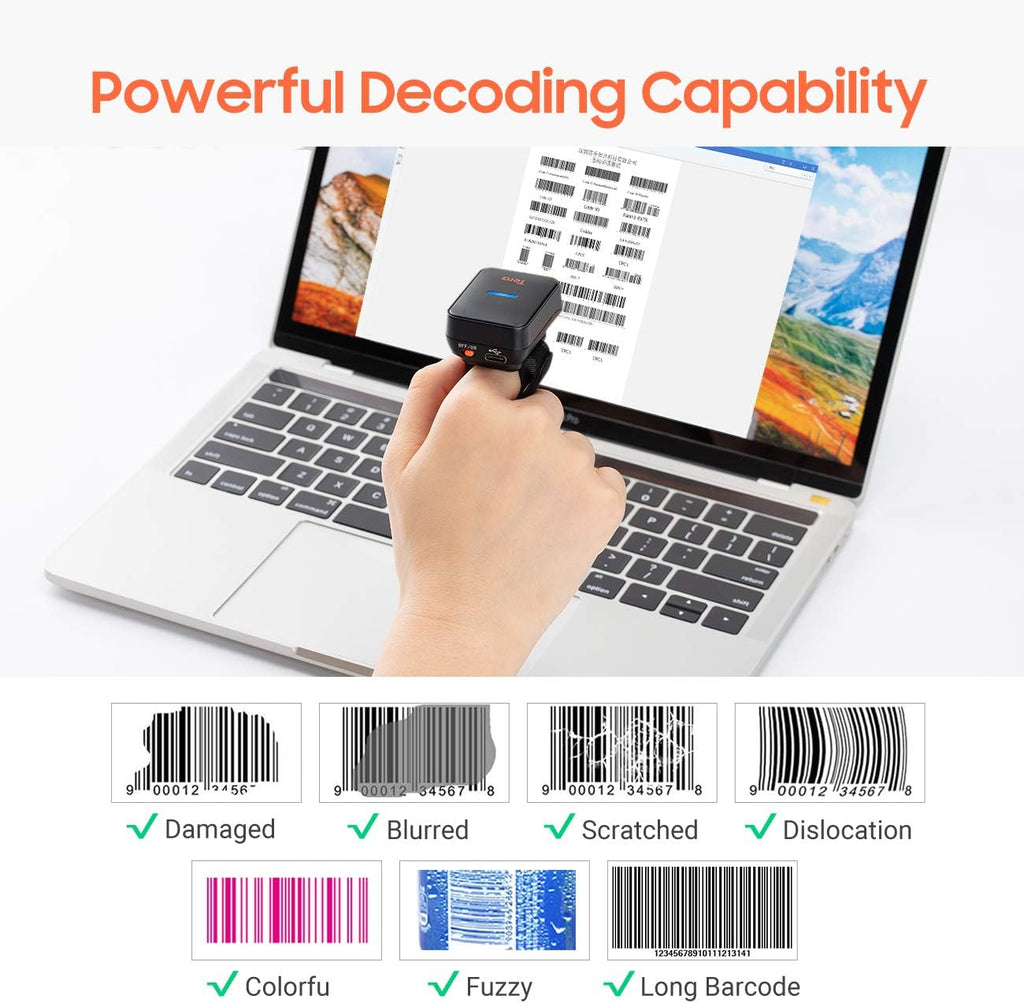 Wireless Bluetooth Barcode Scanner B75063