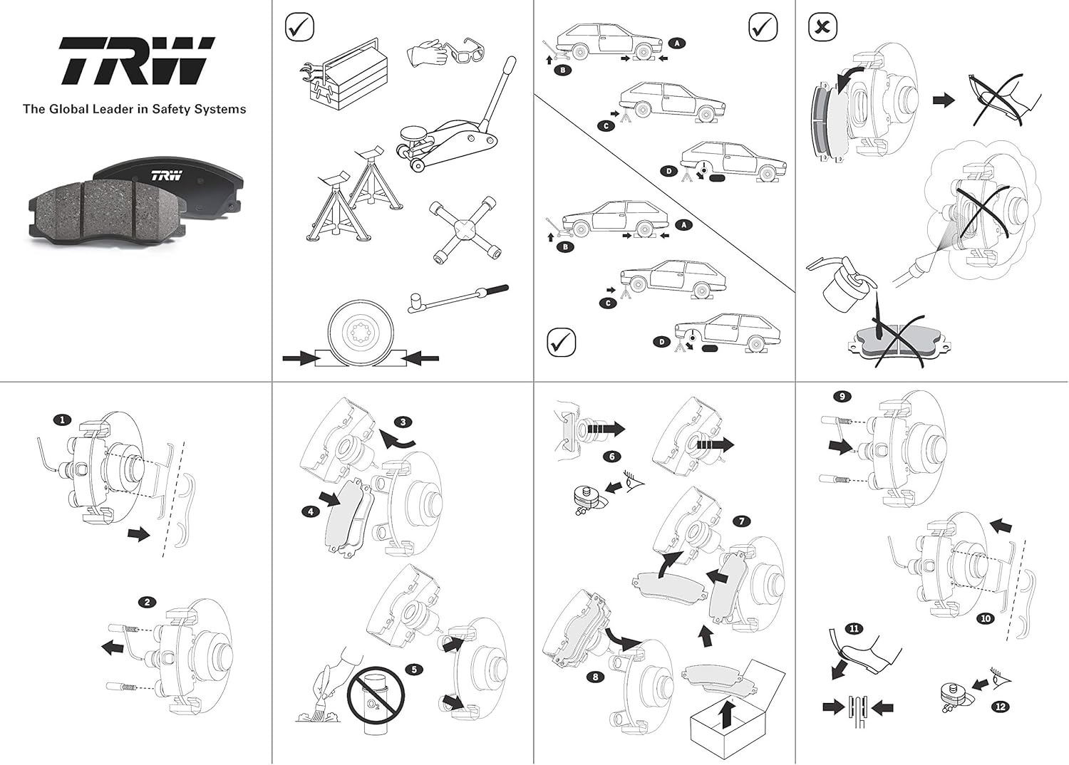Disc Brake Pad Set Rear, Pack of 2 G4549