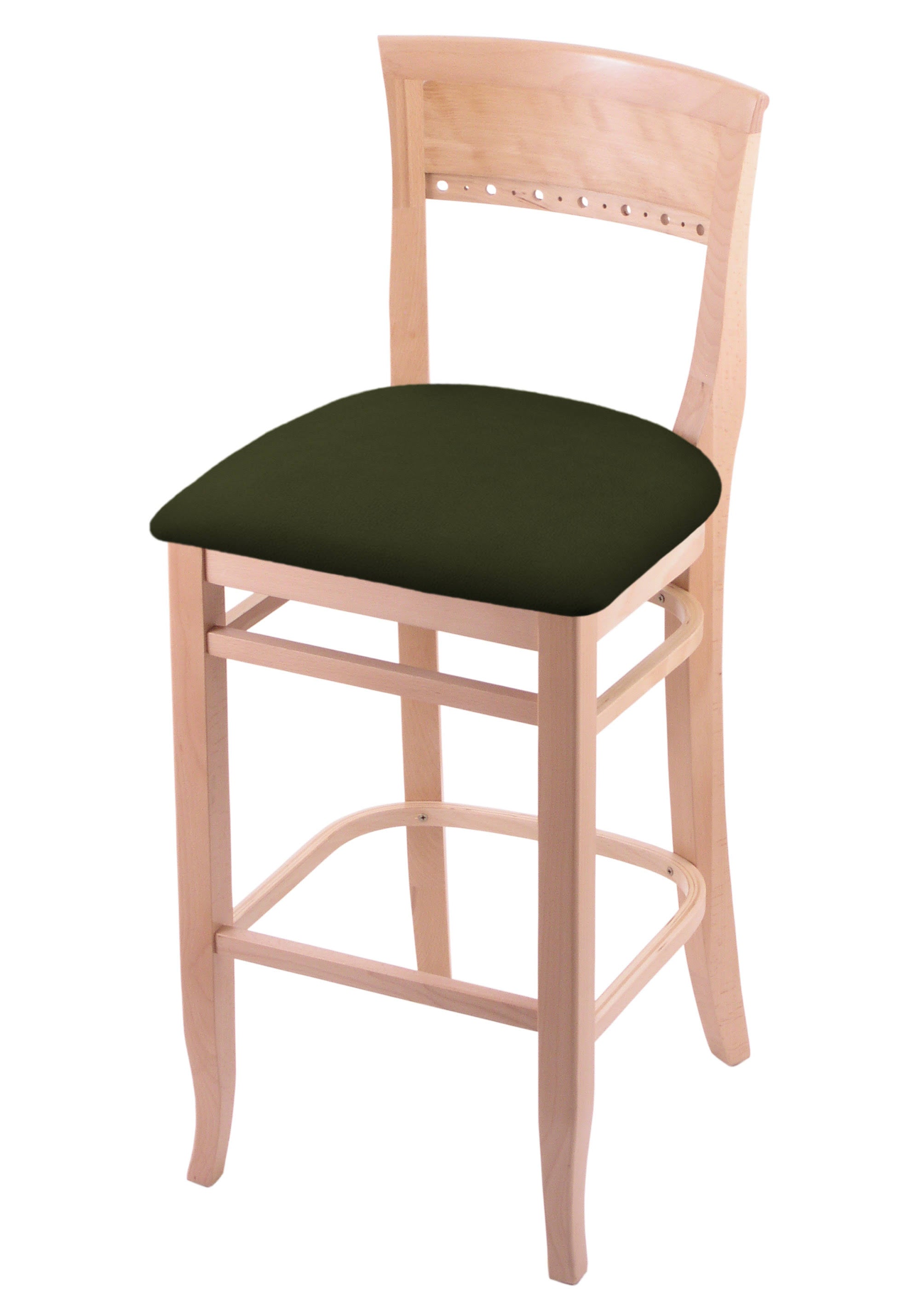 25x22 Bar Stool with Natural Finish and Pine Seat P540