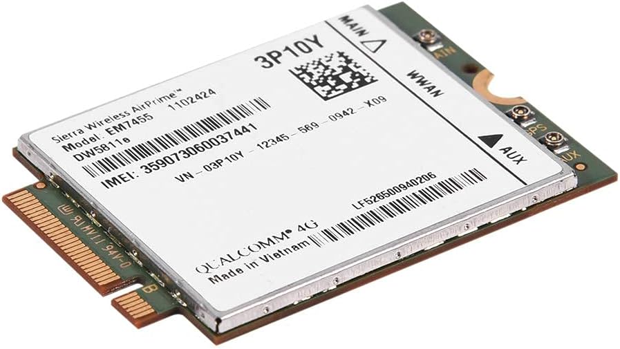 4G LTE WWAN NGFF Card Module Pack of 2 E158759
