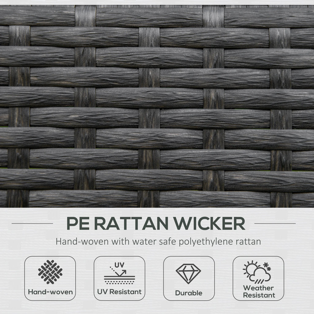 Rattan Rock Chair with Aluminum Frame D5644