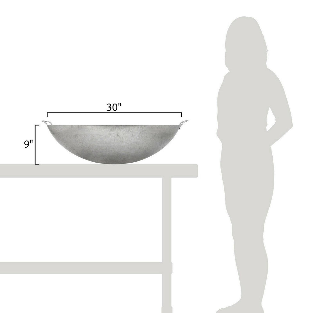 30x22 Hand Hammered Cantonese Wok I8870