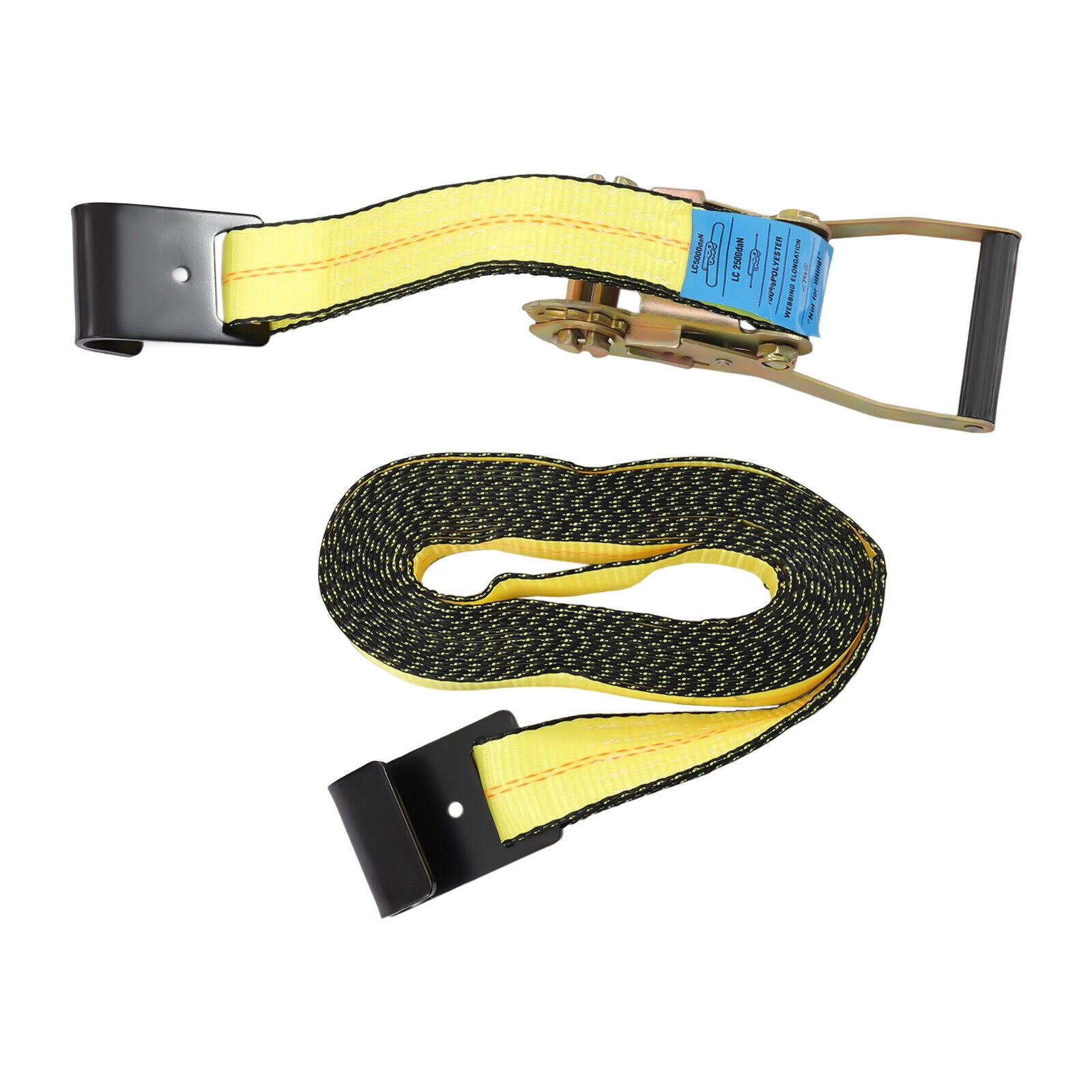 4 Packs Ratchet Lashing Strap 30ft*2in Cargo Tie-Down Straps with Flat Hook O68958