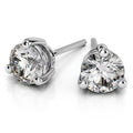 14K White Gold Diamond Stud Earrings V195163
