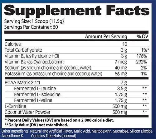 Orange Burst BCAAs - 60 Servings J70162