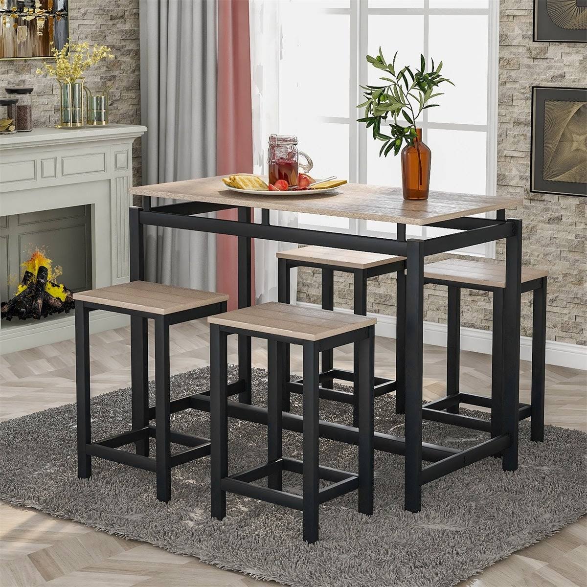 5-Piece Kitchen Counter Height Dining Set F926