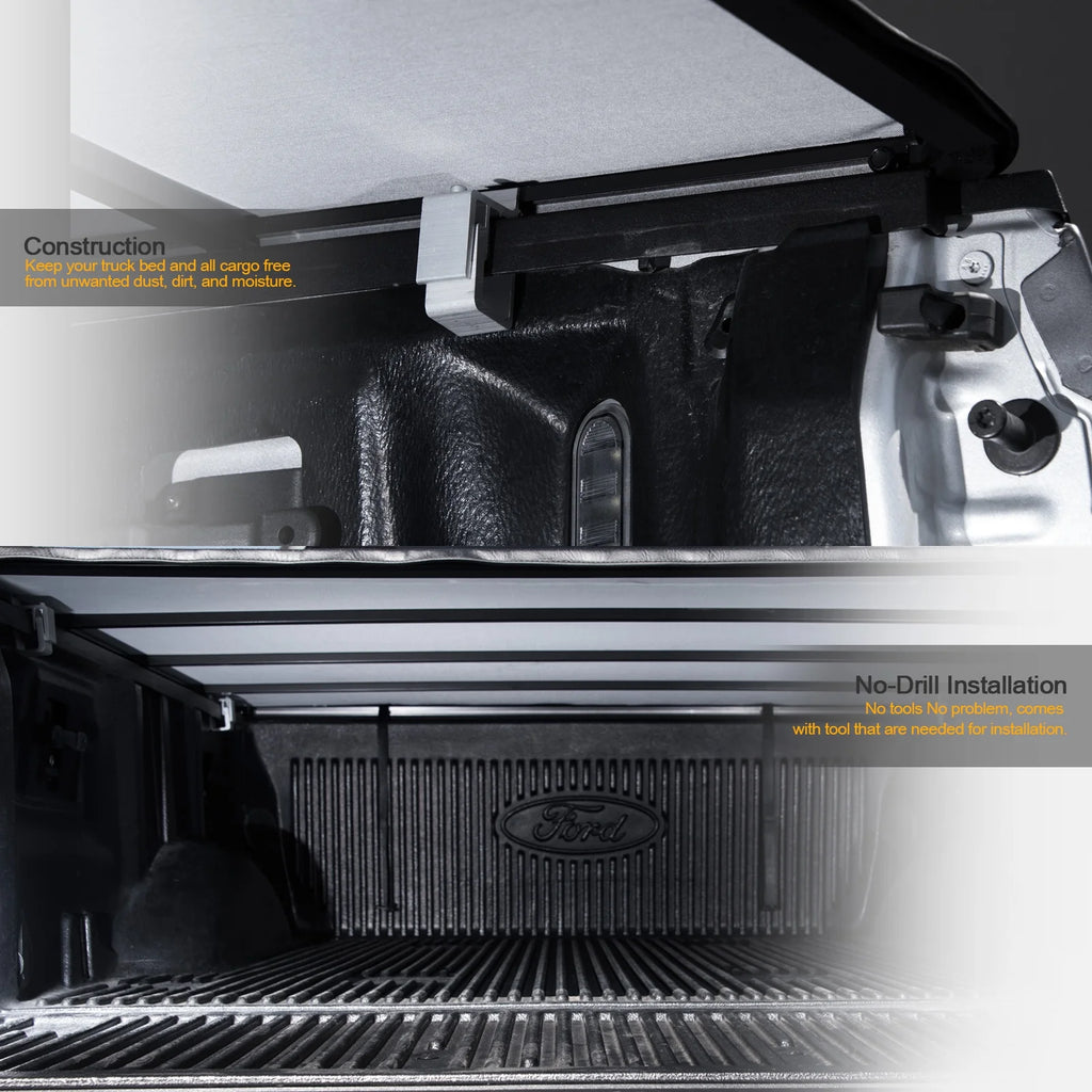 Tonneau Cover with Truck Bed LED Lights T553951