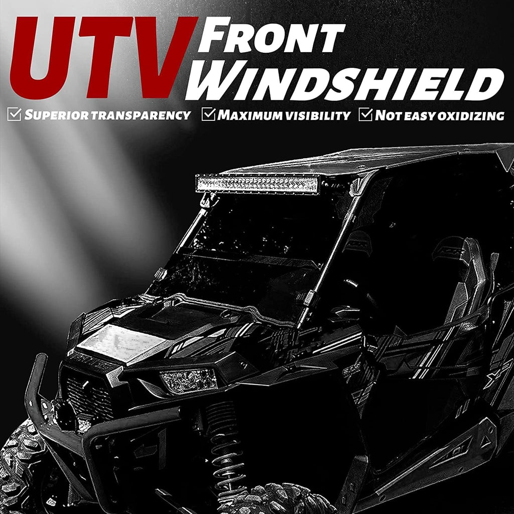 3-IN-1 Clear Flip Windscreen with Stretch Bracket F271